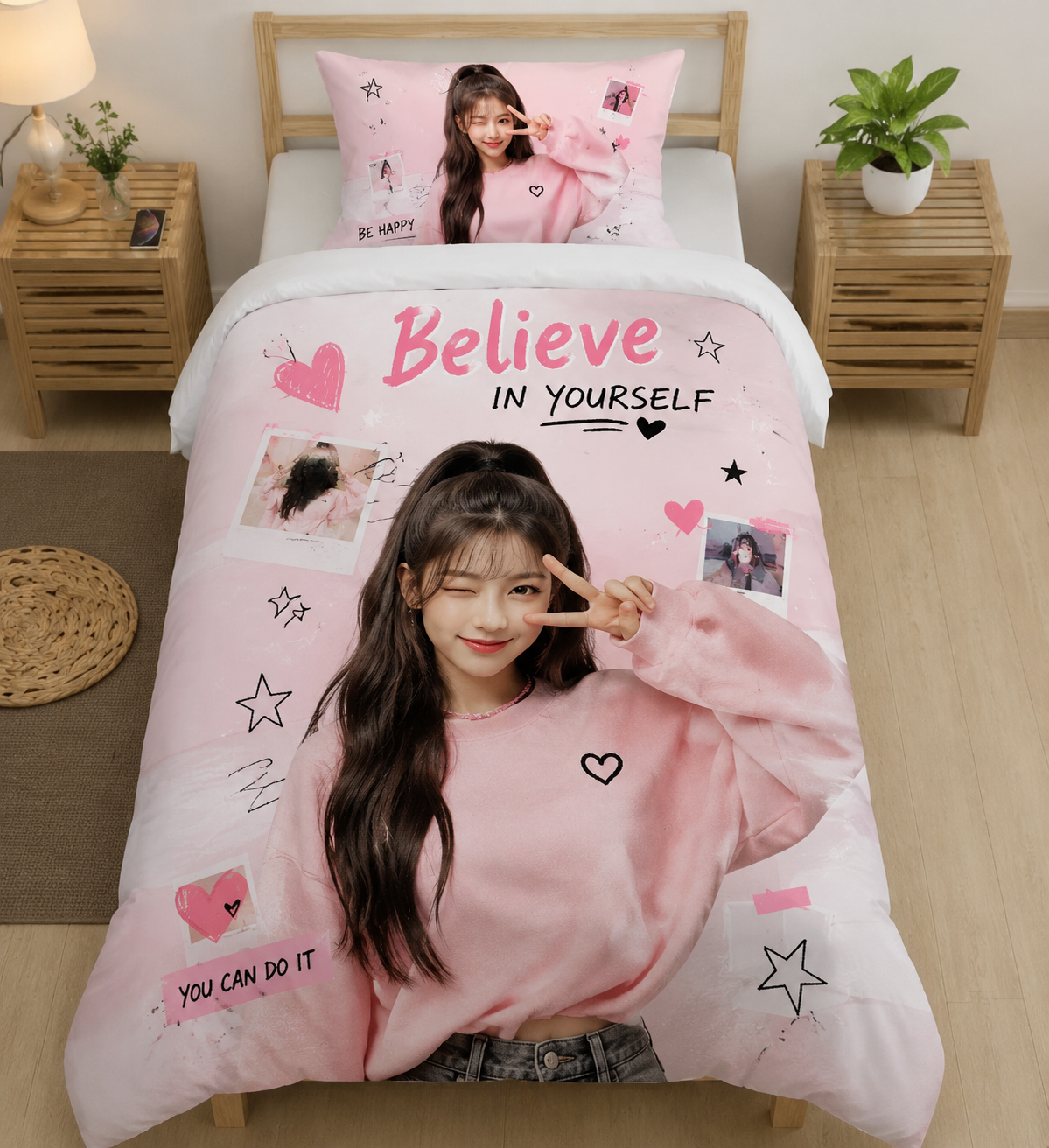Tewgy Personalized %100 Cotton Blanket Bedding Set
We bring your imagination to life with Tewgy custom printed bedding sets.